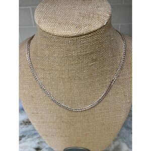 .925 Sterling Silver 18” Wheat Chain #Italy